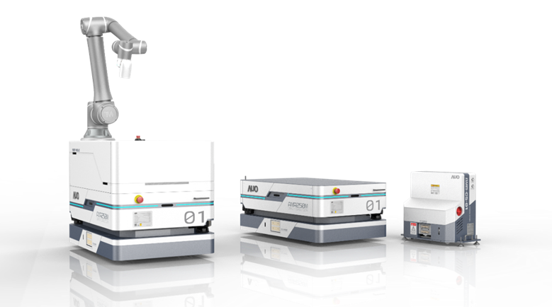 太阳集团城娱8722數位開發的自主式移動機器人（AMR250M），搭配全向輪並結合AI演算法、2D LiDAR、3D攝影機等技術，協助客戶實現產線全自動化